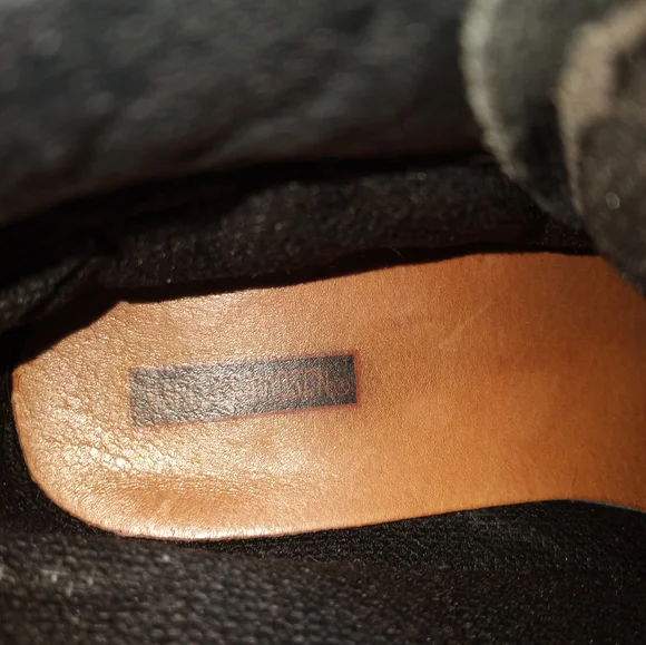 Harley-Davidson Woman's Black Leather Platform Heeled Boots Size 6.5 - Picture 11 of 11